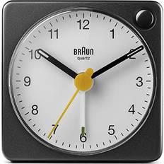 Braun BC 02 XBW Sveglia al Quarzo Bianco-Nero con Funzione Luce