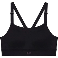 Under Armour Rush High Sports Bra - Black/Iridescent