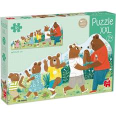 Cartón Rompecabezas con Pomo Diset Bear Family XXL Puzzle 16 Pieces