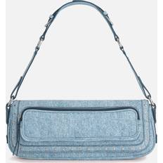 BY FAR Denim Skuldertaske - Blå