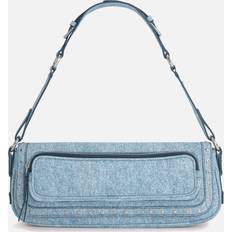 BY FAR Maddy Studded Denim Bag