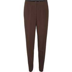 Vero Moda Sandy High Waist Pants - Brown/Coffee Bean