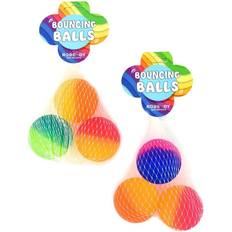 Halpa Hyppääjät Robetoy Superpallo Ø 4,5 cm Neon, 3 kpl