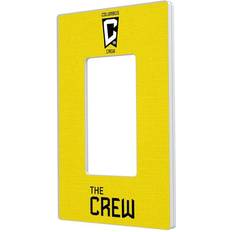 Strategic Printing Columbus Crew Solid Design Single Rocker Lightswitch Plate