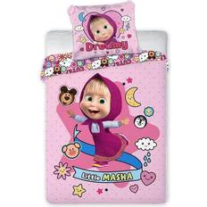 Faro Masha & The Bear Baby Bed Linen 100x135cm