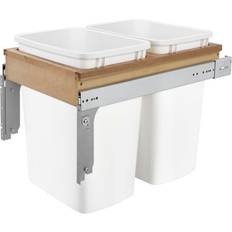 Cleaning Equipment & Cleaning Agents Rev-A-Shelf Double Top Mount 12.5 Gallon Pull Out Trash Can