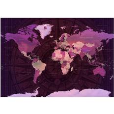 Tapeter Arkiio Purple World Map (A3-LFT1516)