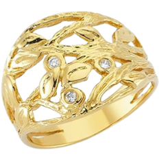 Nuran Guld Ringe Nuran Natura Ring - Gold/Diamond