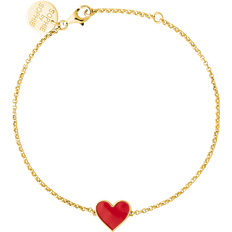 Sophie By Sophie Heart Bracelet - Gold/Red