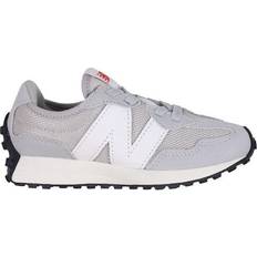 New Balance Kid's 327 Bungee Lace - Raincloud/White