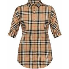 Slim - Women Shirts Burberry Vintage Check Stretch Cotton Twill Shirt