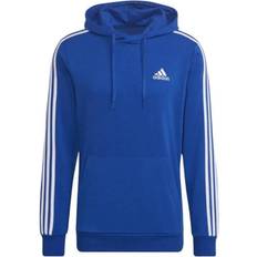 Adidas Essentials 3-Stripes Hoodie Men - Royal Blue/White