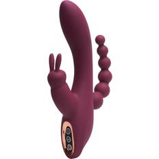 Sinful Vibratorer Sexleksaker Sinful Triple Fun Bordeaux