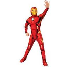 Iron man dräkt barn Maskerad Rubies Iron Man Deluxe Costume