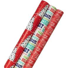 Christmas Gift Wrapping Papers Jam Paper Gift Wrapping Papers Christmas Foil 3pcs