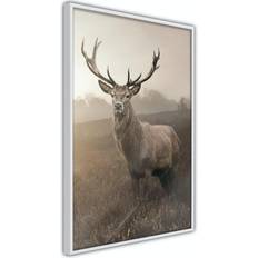 Arkiio Affisch Deer in Sepia Poster