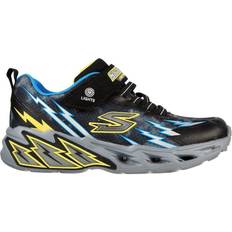 Skechers Light Storm 2.0 - Black Synthetic/ Textile/ Blue & Yellow Trim