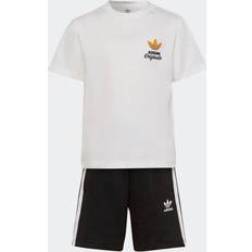 Adidas Ragazzo Altri Set adidas Kid's Trefoil Shorts & Tee Set (HL9343)