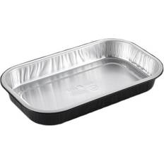 Festartikler Foliebakke sort/alu 650ml 234x138x30mm 120stk/pak