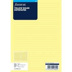 Yellow Calendar & Notepads Filofax A5 Ruled Notepaper