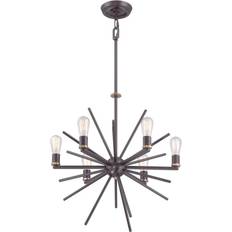 QUOIZEL Elstead Uptown Carnegie 6 Pendant Lamp