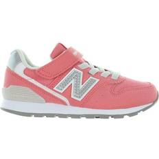 New Balance Kid's 996 Sneakers - Natural Pink/Silver Metallic