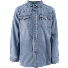 Türkis Hemden Levi's Barstow Westernhemd - Blau