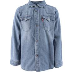 Turkis Skjorter Levi's Barstow Westernskjorte Vintage Stone 4A