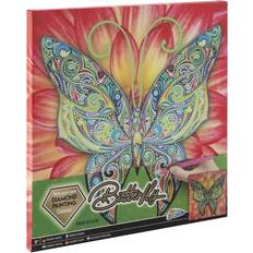 Diamond Painting On Canvas Butterfly 30 x 30 cm