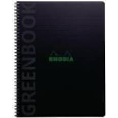 Clairefontaine Recycled and Recyclable Greenbook Notebook 160 Pages 4-Hole Punched