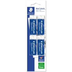 Accesorios de pluma Staedtler 52650BK4DA Mars plastic Eraser Pack of 4 in Blister Packaging