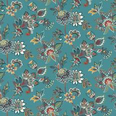 Rasch Tapeter Rasch Tapet med blomster, blå, non-woven