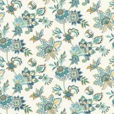 Rasch Tapet med blomster, hvid, non-woven