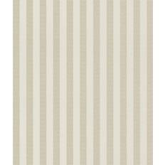 Rasch Tapet med smalle striber, guld/beige, non-woven