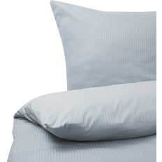 Beliani satin cotton bedding AVONDALA Dynebetræk Grå (220x150cm)
