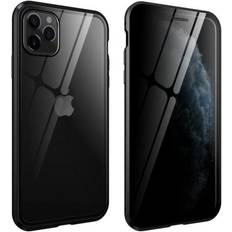 iPhone 14 Pro Max Privacy Heltäckande Premium Skal Glassback V4