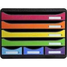 Multicoloured Archiving Boxes Exacompta Store Box Mini Drawer