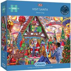 Jigsaw Puzzles Gibson Visit Santa 1000 Pieces