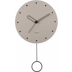 Karlsson Studs Pendulum Wood Warm Wall Clock 30cm