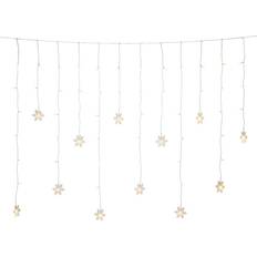 Ljusslinga snöflingor Konstsmide Curtain with Snowflakes Ljusslinga 60 Lampor