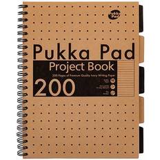 Kraft Project Book A4 3-pack