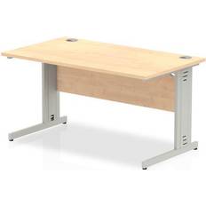 Impulse 1400 800mm Straight Desk Maple Top