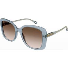 Chloé CH0125S 002 Blue Crystal Brown