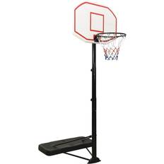 Weiß Basketballständer vidaXL Basketballständer Weiß 258-363 cm Polyethylen