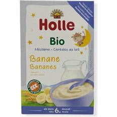 Vitamina B Alimentos para Bebés Holle Papilla Trigo Leche Plátano Eco 250g