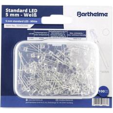 Barthelme LED-sortiment Cool white Rund 5 mm 14000 mcd 35 ° 20 mA 3 V