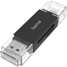 USB 2.0 USB-A/Micro OTG Card Reader (00200130)