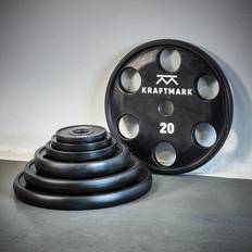 5kg 50mm Kraftmark Internationale vægttavler 50 mm PU med håndtag 5 kg