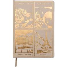 Guld Notesblokke Designworks Ink Travel Journal Beige Gold