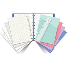 Filofax Notebook Ad Anelli A5 56 Pagine - A Righe Blu Pastello